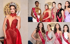 Dàn thí sinh "lên đồ" lộng lẫy dự tiệc Beauty of Charm, Quỳnh Nga chính thức nhập cuộc "Miss Charm 2024"