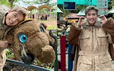 Anh Tú diện lại mascot Voi Bản Đôn, vào Thảo Cầm Viên mừng 1 năm đăng quang "The Masked Singer"
