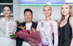Đương kim Hoa hậu Hoàn vũ diện áo bà ba, rạng rỡ khi tái ngộ Kỳ Duyên tại TP.HCM