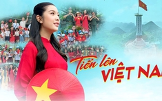 Á hậu Thúy Vân gửi gắm tinh thần tự hào dân tộc qua MV "Tiến lên Việt Nam"