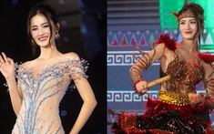 Hoa hậu Ý Nhi tự hào giới thiệu văn hóa Tây Nguyên tại "Miss World 2025"