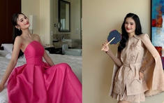 Ý Nhi chung phòng với người đẹp Thái Lan - Opal Suchata, "gây sốt" với loạt outfit tại "Miss World 2025"