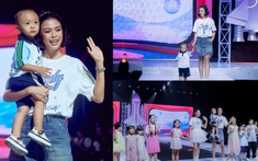 Mâu Thủy lần đầu cùng con trai Mun trình diễn trên sàn runway tại "Cosmo The Show"