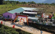 Gần 50 em học sinh tại xã vùng cao miền Trung có lớp học mới