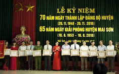 Kỷ niệm 70 năm ngày thành lập Đảng bộ huyện và 65 năm ngày giải phóng huyện Mai Sơn