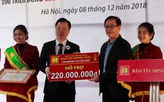 Bảo Tín Minh Châu và Hội Chữ thập đỏ TP Hà Nội ký kết Biên bản hợp tác từ thiện