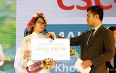 Nữ sinh Mai Thị Ánh Hồng nhận giải thưởng Tài năng CSC 2018