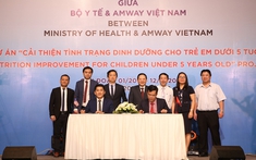 Bộ y tế và Amway Việt Nam đã ký kết thỏa thuận hợp tác Dự án “Cải thiện tình trạng dinh dưỡng cho trẻ em dưới 5 tuổi”