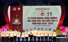 Hà Nội tuyên dương học sinh giỏi tiêu biểu