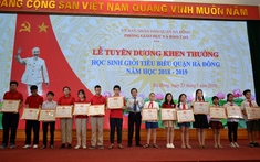 Hà Đông tuyên dương, khen thưởng học sinh giỏi tiêu biểu năm học 2018 - 2019