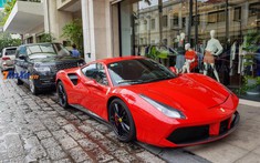 Trước giờ cưới của Cường "Đô-la", Ferrari 488 GTB của Tuấn Hưng đỗ tại khách sạn cao cấp ở Sài thành