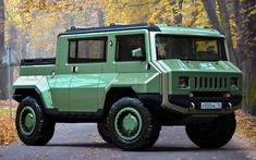 Mẫu xe concept đi off-road của Nga này trông khá giống một chiếc Hummer