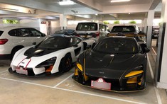 Chẳng phải Dubai hay Monaco, hầm đỗ xe chứa cặp đôi siêu phẩm McLaren Senna là ở Hồng Kông