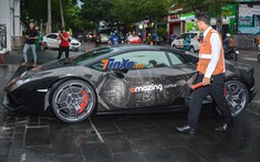 Siêu xe Lamborghini Huracan LP610-4 "Trống đồng Đông Sơn" tham dự đám cưới của Cường "Đô-la"