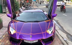 Siêu xe Lamborghini Aventador của doanh nhân trẻ tuổi Bình Dương thay áo Tron: Legacy