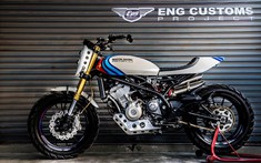 Cận cảnh lột xác Benelli BN302 thành Flat Tracker cực đỉnh trên đất Thái