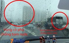 Thực hư tác dụng của hoá chất chống bám nước giá rẻ cho kính xe hơi
