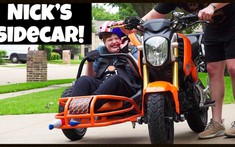 Thương người em tật nguyền, nam biker người Mỹ độ "thuyền" cho em trên Honda MSX 125