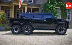 Quái vật Hummer H2 độ 6 bánh này là cơn ác mộng đối với SUV thông thường