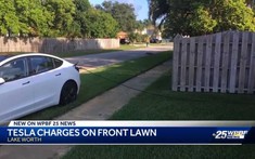 Tài xế Tesla Model 3 thản nhiên "sạc nhờ điện" nhà người khác và không thèm xin lỗi