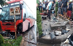 Gia Lai: Xe khách lao vào chợ ven đường khiến 5 người thương vong