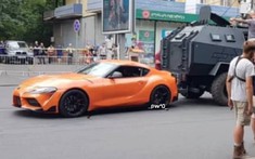 Toyota Supra 2020 xuất hiện trên phim trường "Fast and Furious 9", có thể được lái bởi John Cena