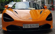 Siêu xe McLaren 720S màu cam này khiến không ít người lầm tưởng là xe của Cường "Đô-la"