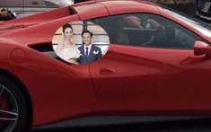 Tròn 1 tuần đám cưới, Cường "Đô-la" và vợ được bắt gặp ngồi trên siêu xe Ferrari 488 Spider "mới toanh"