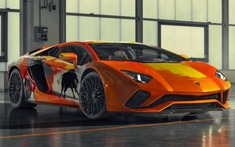 Chiếc Lamborghini Aventador S này là một tác phẩm nghệ thuật độc nhất vô nhị