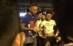 "Giang hồ" nổi tiếng Huấn Hoa Hồng gặp tai nạn trước sân vận động Mỹ Đình?