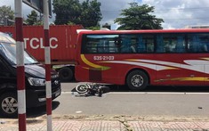 Bà Rịa - Vũng Tàu: Tránh xe khách đón trả khách dọc đường, một gia đình đi xe máy thương vong