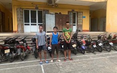 Thanh Hóa: Gây ra hơn 20 vụ trộm xe máy, 3 đối tượng bị tạm giữ