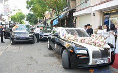 Dàn xe "khủng" rước dâu con gái của Minh "Nhựa" nhưng thiếu vắng Pagani Huayra