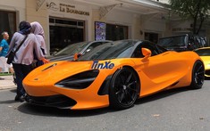 Cường "Đô-la" chi hơn 300 triệu đồng chỉ để làm đẹp cho "dàn chân" của siêu xe McLaren 720S
