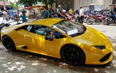 Lamborghini Huracan độ Mansory độc nhất Việt Nam đến dự khai trương nhà hàng Cường "Đô-la" với chi tiết gây chú ý