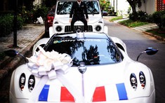 Tranh thủ buổi rước dâu của con gái, Minh "Nhựa" đem Pagani Huayra và Mercedes-AMG G63 Edition 1 ra "sống ảo"