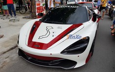 Cận cảnh bộ áo mới trên McLaren 720S của trưởng đoàn Car Passion đang đi tiền trạm Đông Nam Á