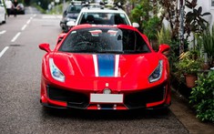 Siêu xe mui trần hàng hiếm Ferrari 488 Pista Spider của giới nhà giàu Hồng Kông
