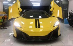 Siêu xe mui trần McLaren 650S Spider từng của Cường "Đô-la" thay áo mới