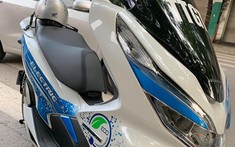 Bắt gặp Honda PCX điện được TTGT sử dụng tại Hà Nội