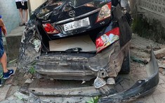 Bắc Ninh: Xe ben trôi dốc Pháo Thủ, tông trúng 2 ô tô con và ủi hàng loạt xe máy