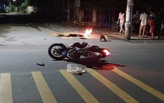 Bình Dương: Điều khiển Yamaha Exciter 150 tông xe máy phía trước, nam thanh niên tử vong tại chỗ