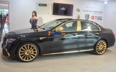 Đại gia Việt chơi lớn khi mạ vàng cho Mercedes-Benz E300 AMG gây xôn xao tại triển lãm VMS 2019