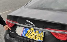 Chủ xe Jaguar XF bị cảnh sát phạt tội che biển số vì “lo bò trắng răng”