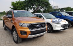 Trước giờ G VMS 2019, Ford Escape 2020 cùng Ford Ranger Raptor độ Hamer xuất hiện tại triển lãm