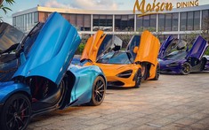 Dàn siêu xe tụ tập tại Long Hải, bộ ba McLaren 720S tung cánh mới là sự chú ý