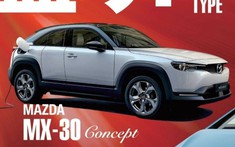 Crossover mang phong cách coupe Mazda MX-30 lần đầu tiên rò rỉ "ảnh nóng"