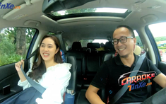 [Car-aoke with Star] Ca sĩ Bảo Trâm - bà bầu dễ thương hát cực "sung" trong ô tô