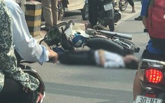 Hà Nội: Đâm vào trụ bê tông của cầu vượt Thái Hà, người đàn ông đi xe máy tử vong