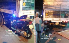 Video: Hai xe máy tông đuôi ô tô tải dừng đột ngột, một người tử vong tại Sài Gòn